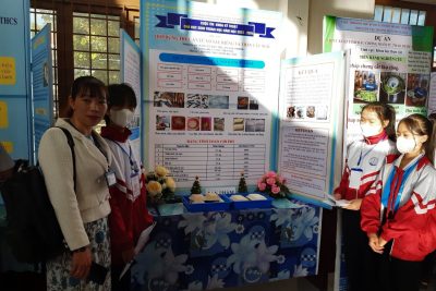 HỌC SINH NHÀ TRƯỜNG THAM GIA CUỘC THI NGHIÊN CỨU KHOA HỌC KỸ THUẬT DÀNH CHO HỌC SINH THCS CẤP HUYỆN NĂM HỌC 2023 – 2024